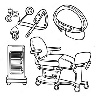 Page De Coloriage Dequipement Medical Detaille 136108-67811