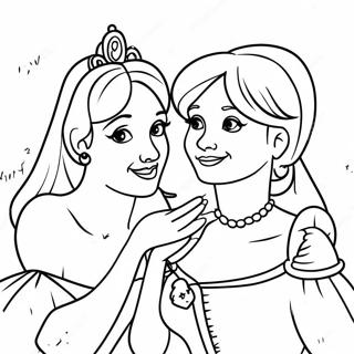 Page A Colorier De Cendrillon Avec Sa Marraine La Fee Magique 13611-2972