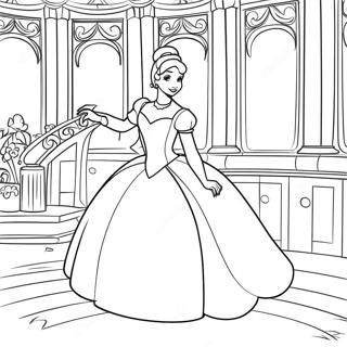 Page A Colorier De Cendrillon Au Bal Royal 13612 2973