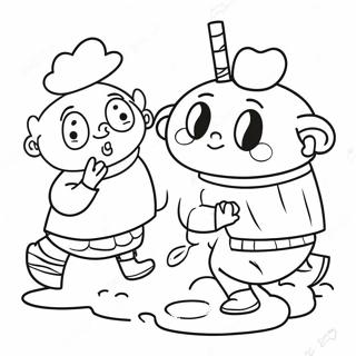 Page De Coloriage Des Actes Droles 136159-67849