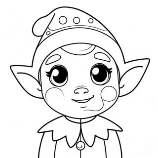 Page De Coloriage Dun Elfe Mignon 136232-67904
