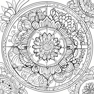 Dessin A Colorier De Mandala De Pleine Conscience En Psychologie 136335-67985