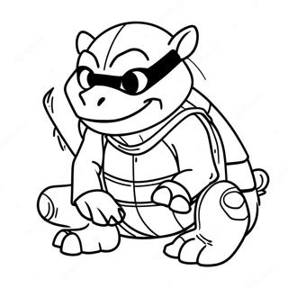 Splinter Avec Les Tortues Ninja Page De Coloriage 136619-68205