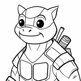 Splinter Avec Les Tortues Ninja Page De Coloriage 136619-68208