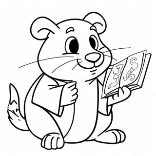 Splinter Sage Enseignant Page De Coloriage 136621-68215