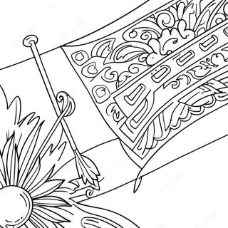 Page De Coloriage Du Drapeau De La Republique Dominicaine 136745-68304