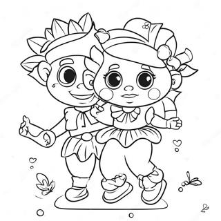 Page De Coloriage De La Celebration Du Carnaval De La Republique Dominicaine 136748 68313