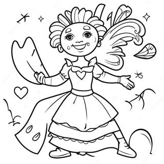 Page De Coloriage De La Celebration Du Carnaval De La Republique Dominicaine 136748 68314