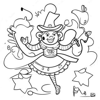 Page De Coloriage De La Celebration Du Carnaval De La Republique Dominicaine 136748 68315