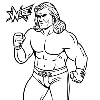 Page De Coloriage De La Wwe 136797-68344