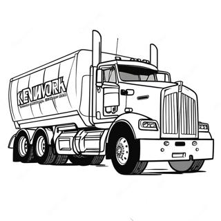 Camion Kenworth Pages À Colorier