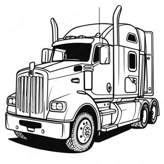 Page De Coloriage De Camion Kenworth En Action 136825 68520