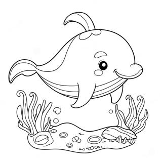 Baleine Mignonne Pages À Colorier