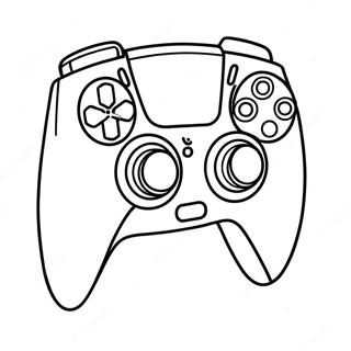 Manette Ps5 Pages À Colorier