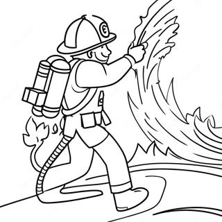 Pompier En Action Page A Colorier 137185 68797