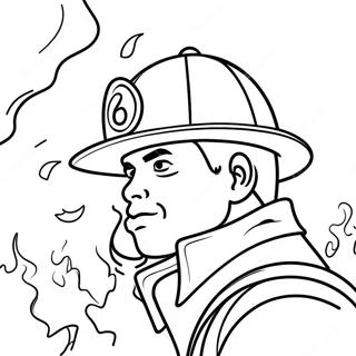 Pompier En Action Page A Colorier 137185 68798