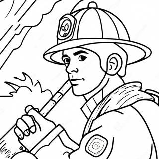 Pompier En Action Page A Colorier 137185 68799