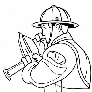 Pompier En Action Page A Colorier 137185 68800