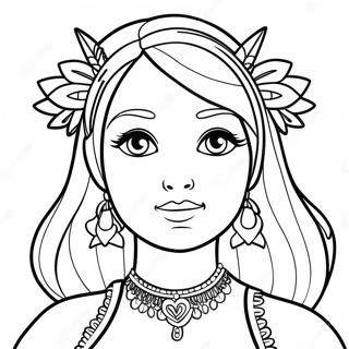 Page De Coloriage Dune Fille Fantastique 137336-68910