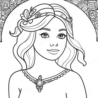 Page De Coloriage Dune Fille Fantastique 137336-68911