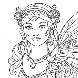 Page De Coloriage Dune Fille Fantastique 137336-68912