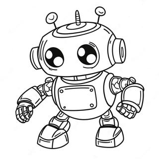 Mignon Robot Ia Page A Colorier 137363-68933