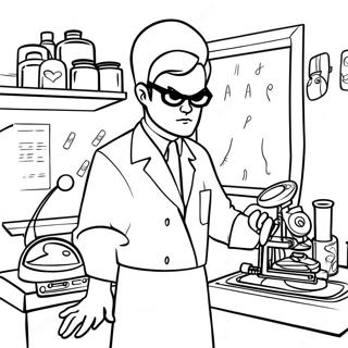 Page De Coloriage Du Laboratoire Secret De Dexter 137466 69021