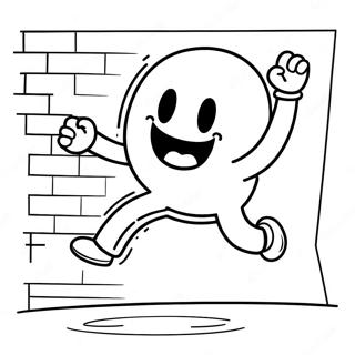 Page De Coloriage De Kool Aid Man Sautant A Travers Un Mur 137568-69095