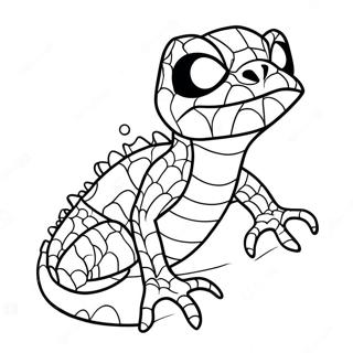 Page De Coloriage De Spiderman Lezard 137618-69131