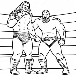 Page De Coloriage Du Match De Championnat Wwe 137645-69156