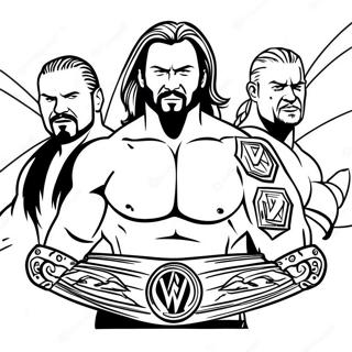 Page De Coloriage Des Superstars Wwe En Action 137646-69157