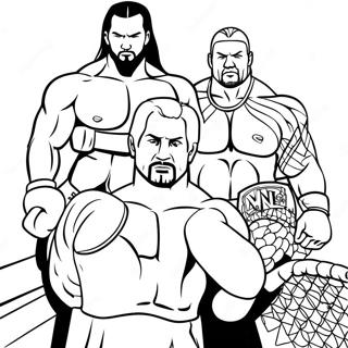 Page De Coloriage Des Superstars Wwe En Action 137646-69159