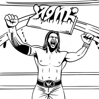 Page De Coloriage Des Moments Emblematiques De La Wwe 137648-69166