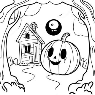 Page De Coloriage Aventure Mystere Effrayante 137696 69196