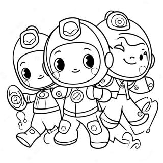 Page De Coloriage Des Personnages De Lequipe Umizoomi 137722-69217