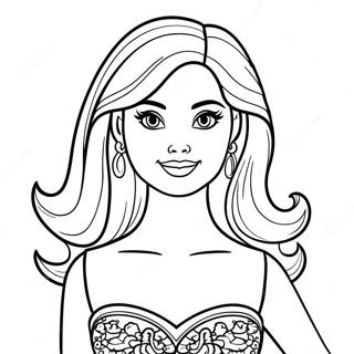 Page De Coloriage De Poupee Barbie 137746-69229