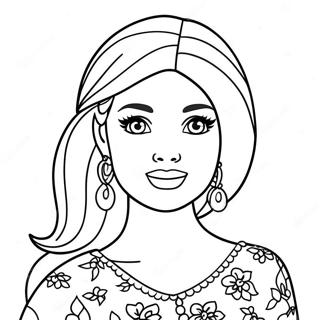 Page De Coloriage De Poupee Barbie 137746-69231