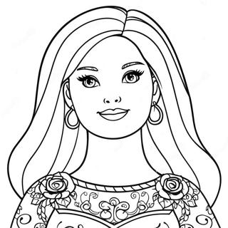 Page De Coloriage De Poupee Barbie 137746-69232