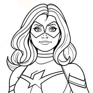 Page De Coloriage De Mme Marvel 137797-69271