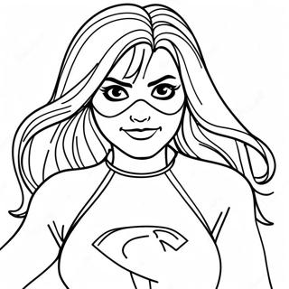 Page De Coloriage De Mme Marvel 137797-69272