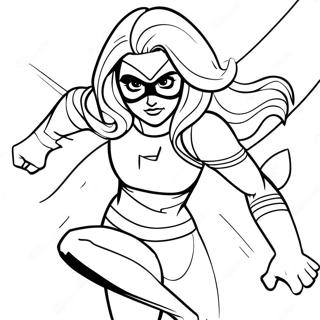 Page De Coloriage De Mme Marvel En Action 137798-69275