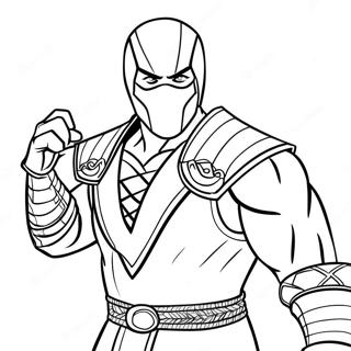 Page De Coloriage De Sub Zero De Mortal Kombat 137848-69312