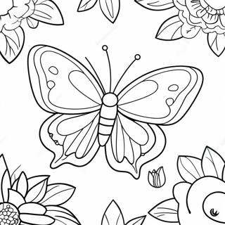 Page De Coloriage De La Papillon Silkwing Colore 138132-69533