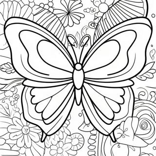 Page De Coloriage De La Papillon Silkwing Colore 138132-69534