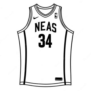 Maillot Nba Pages À Colorier