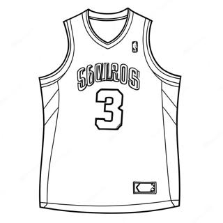 Page De Coloriage De Maillot De La Nba 138285-69652