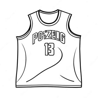 Page De Coloriage De Maillot De La Nba Colore 138286-69653