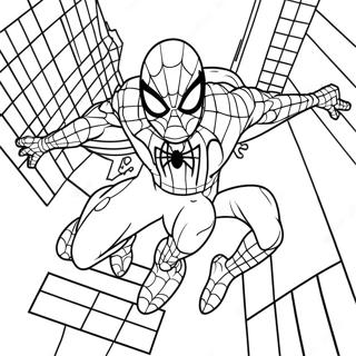 Page De Coloriage De Spider Man En Costume Noir No Way Home 138336-69690