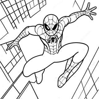 Page De Coloriage De Spider Man En Costume Noir No Way Home 138336-69691