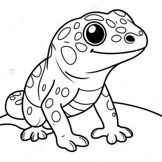 Gecko Léopard Pages à colorier